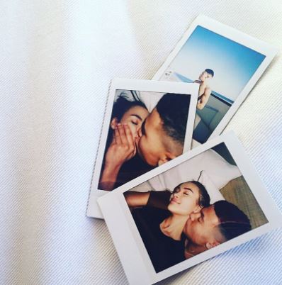 Truice Young with his girlfriend Isabella